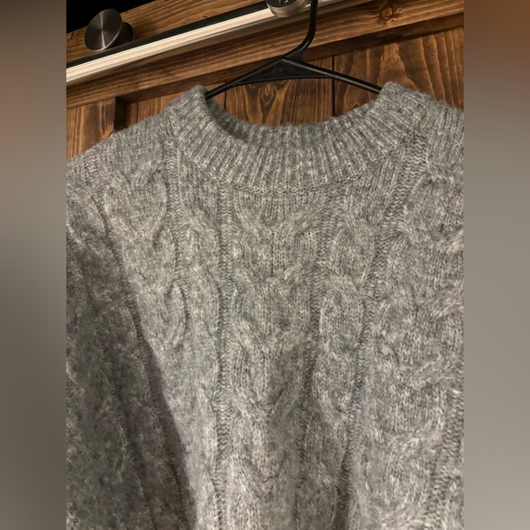 Abercrombie & Fitch Fair Isle Cropped Sweater Medium - Picture 3 of 7